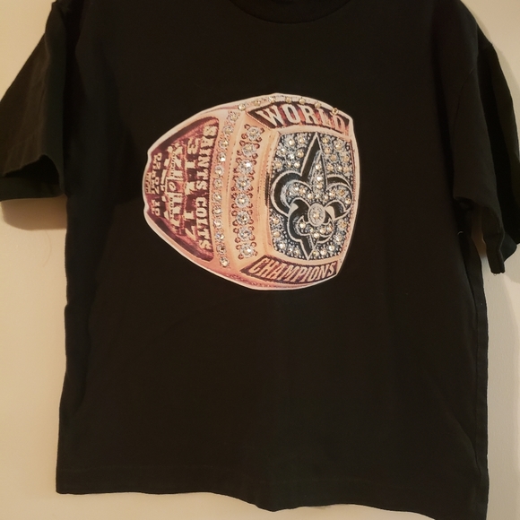 CUSTOM MADE/ SAINTS SUPERBOWL SHIRT - Picture 4 of 5